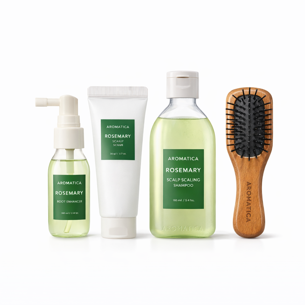 Coffret soin cuir chevelu au romarin - AROMATICA